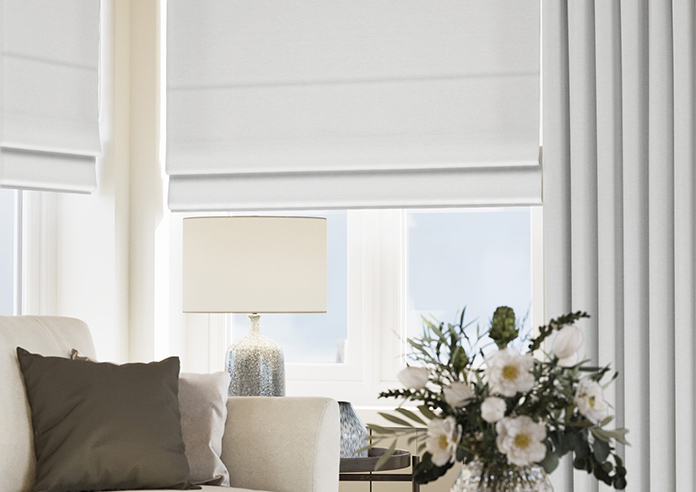 Norleigh, Dove - Twist&Fit Roman Blind - Image 5